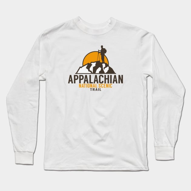 APPALACHIAN TRAIL HIKING NATIONAL SCENIC TRAIL Long Sleeve T-Shirt by heybert00